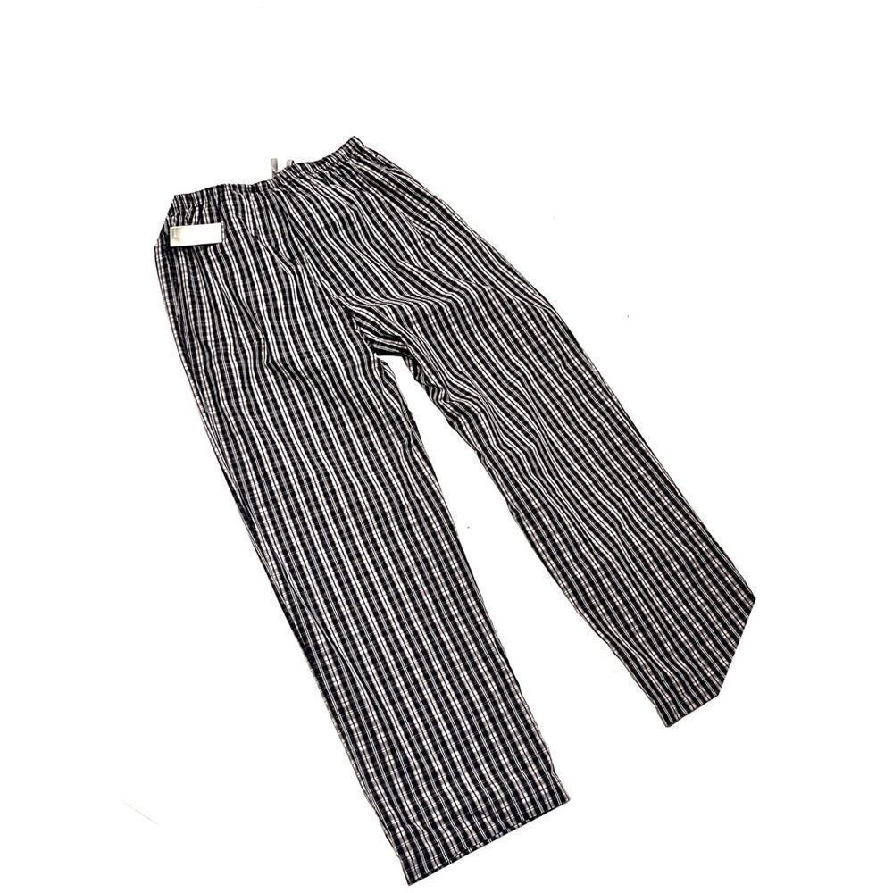 NWT Michael Kors Men’s Blue and White Plaid Sleepware Bottoms (L)